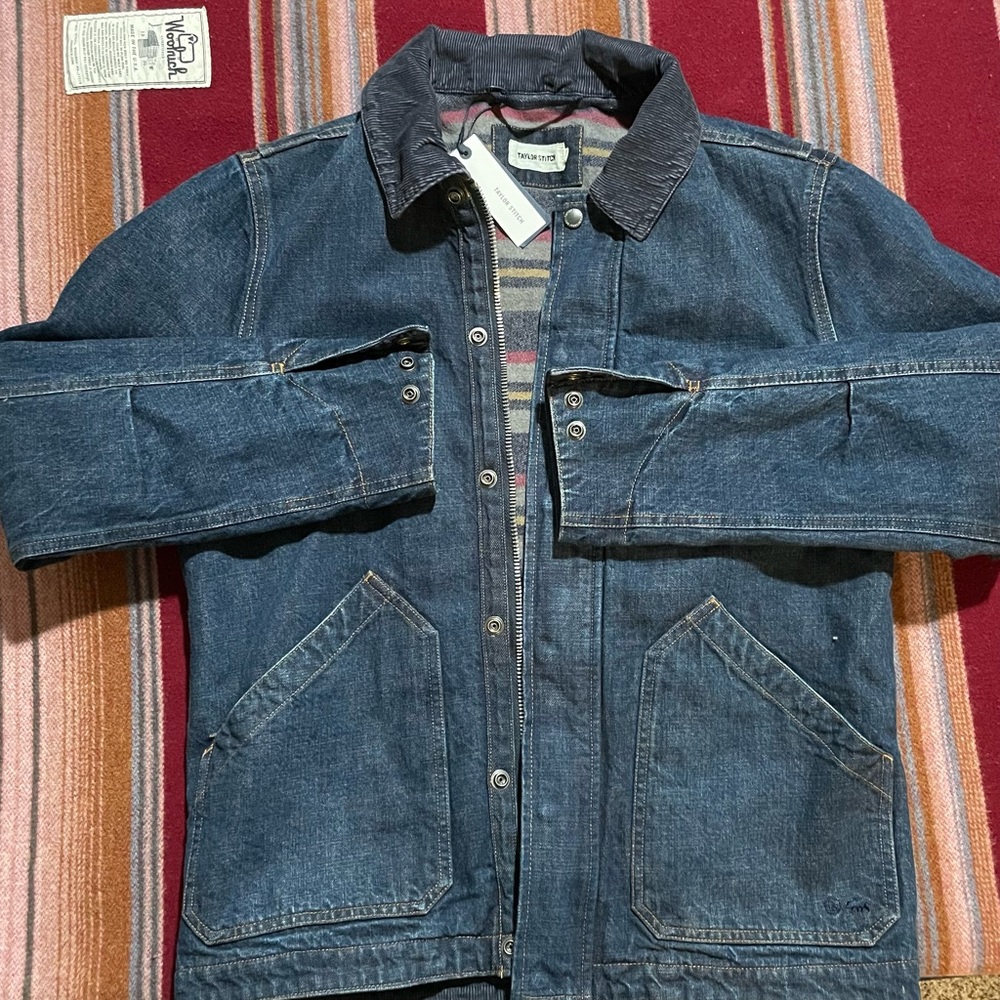 Denim Chore Coat with Blanket Lining (NWT)